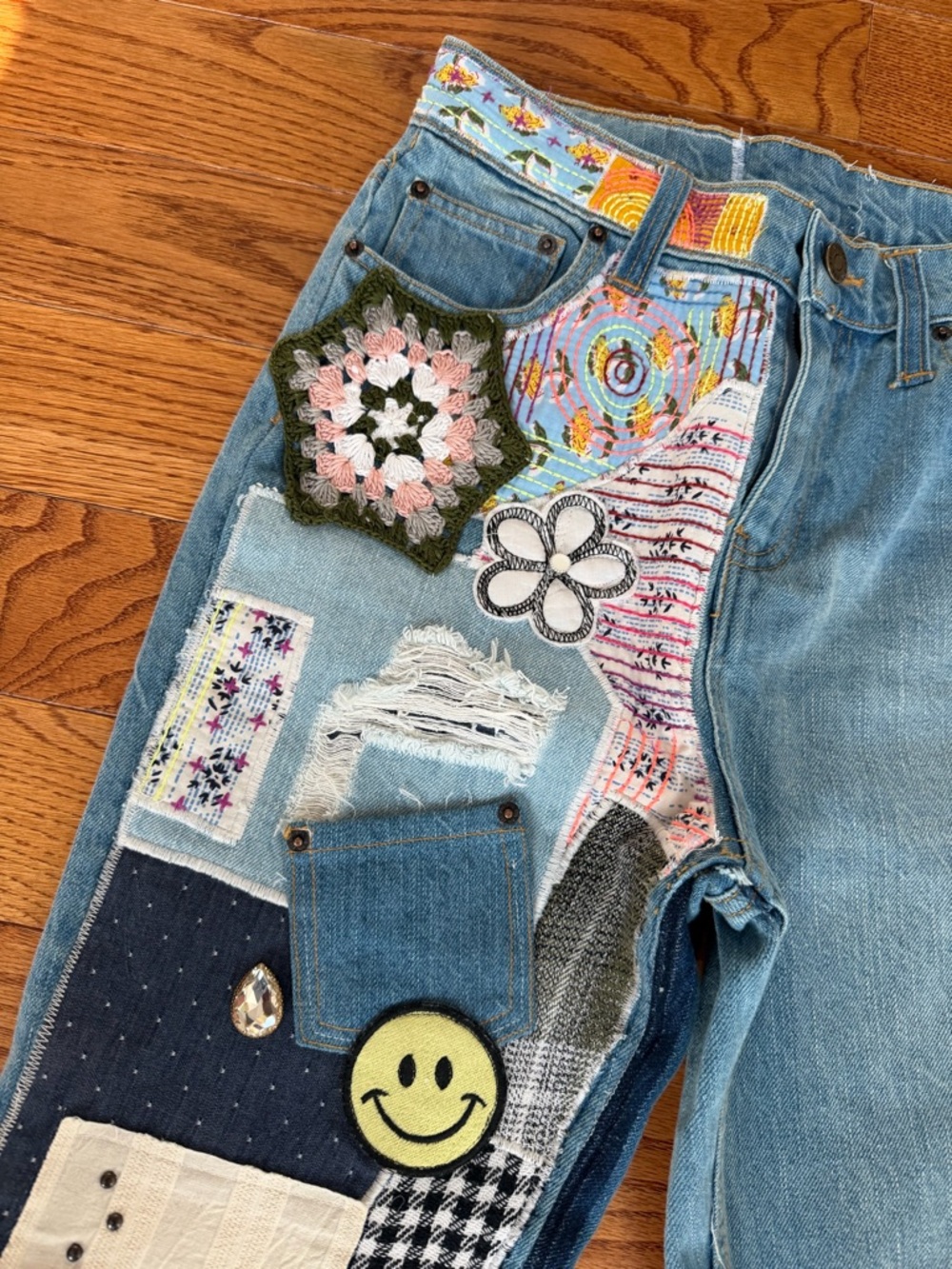 BDG High-Waisted Flare Jean - Indigo Craft - Picture 8 of 14